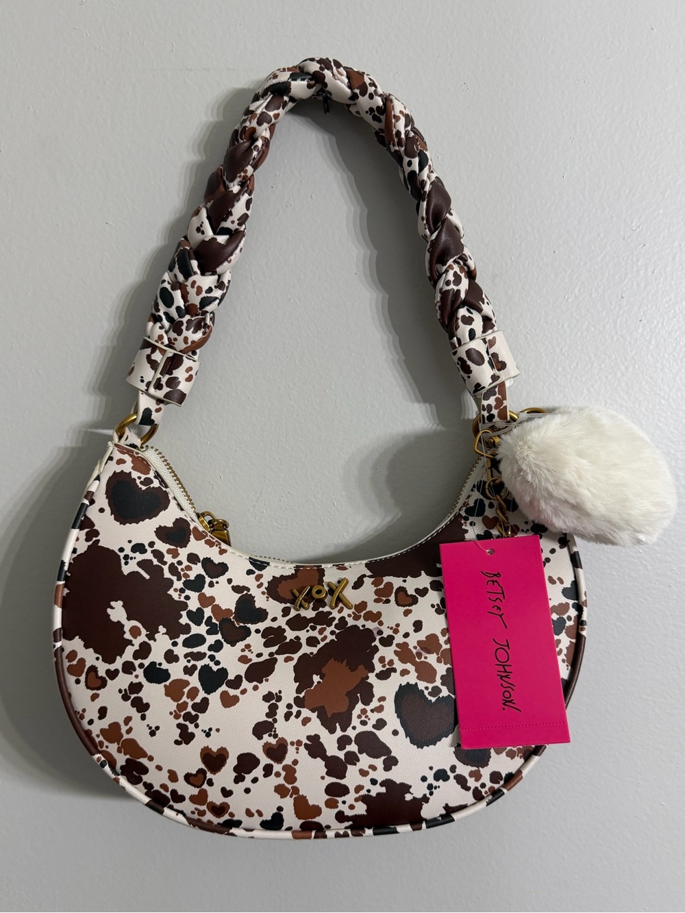 Betsey Johnson Xonorthy Woven Shoulder Handbag